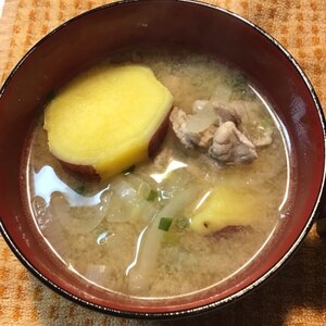 豚汁風さつまいものお味噌汁